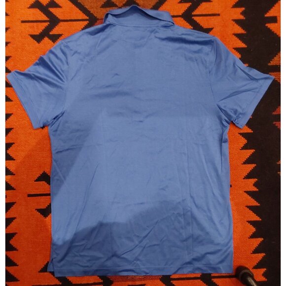 Banana Republic Cerulean Blue Dress Polo. Size Large - Picture 3 of 11